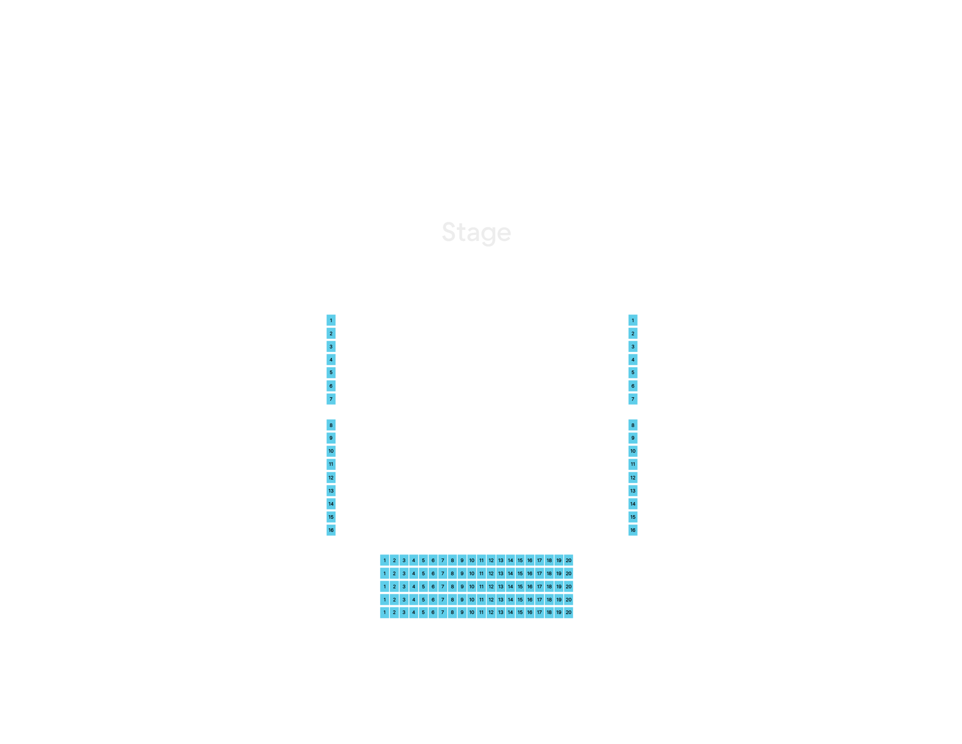 Sejong S Theater 2nd floor seating chart