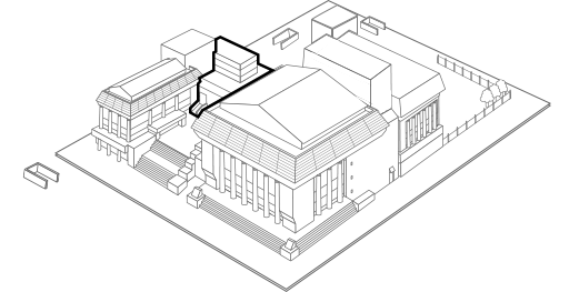 Image showing the location of Sejong Chamber Hall in the Sejong Center for the Performing Arts layout