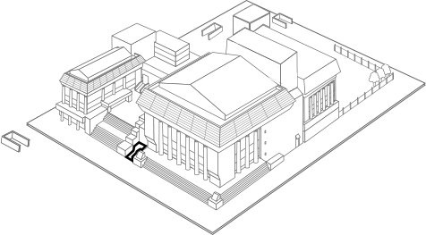 Image showing the location of the story of King Sejong and the story of Chungmugong in the layout of the Sejong Center for the Performing Arts
