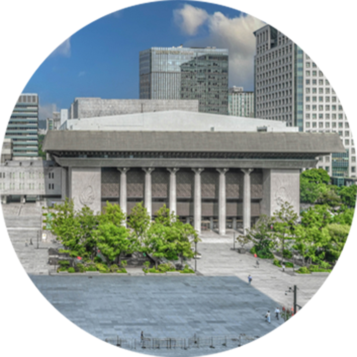 세종문화회관 전경 이미지